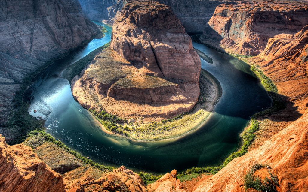 water_nature_canyon_cliffs_horseshoe_bend_rivers_2560x1600